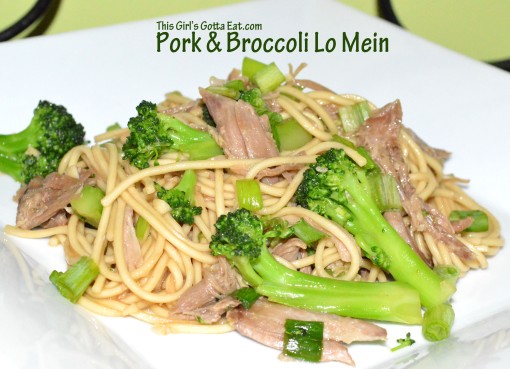Pork and Broccoli Lo Mein